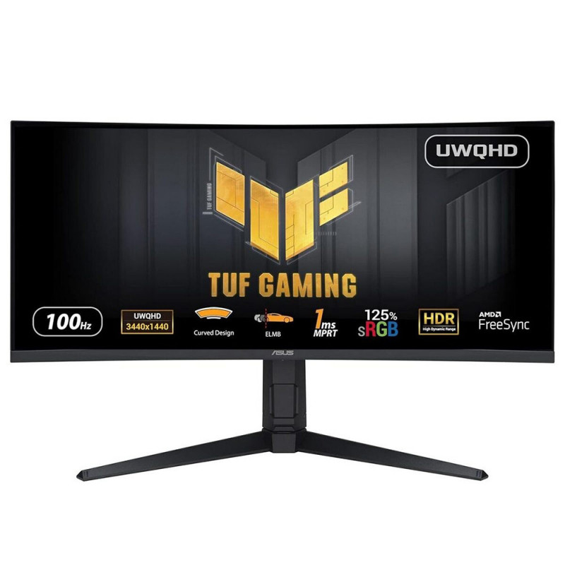 ASUS TUF Gaming VG34VQEL1A écran plat de PC 86,4 cm (34") 3440 x 1440 pixels LED Noir