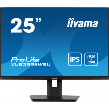 iiyama ProLite XUB2595WSU-B5 écran plat de PC 63,5 cm (25") 1920 x 1200 pixels WUXGA LED Noir