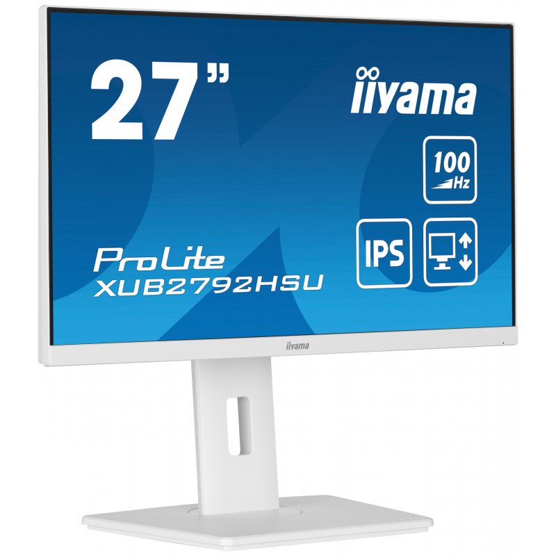 iiyama ProLite XUB2792HSU-W6 écran plat de PC 68,6 cm (27") 1920 x 1080 pixels Full HD LED Blanc