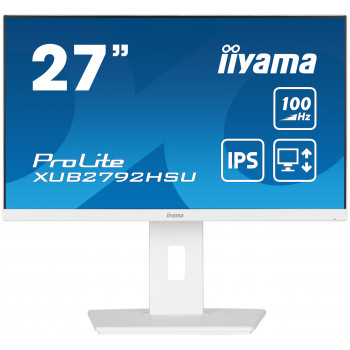 iiyama ProLite XUB2792HSU-W6 écran plat de PC 68,6 cm (27") 1920 x 1080 pixels Full HD LED Blanc