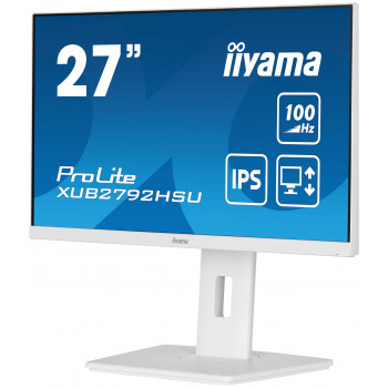 iiyama ProLite XUB2792HSU-W6 écran plat de PC 68,6 cm (27") 1920 x 1080 pixels Full HD LED Blanc