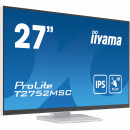 iiyama ProLite T2752MSC-W1 écran plat de PC 68,6 cm (27") 1920 x 1080 pixels Full HD LED Écran tactile Blanc