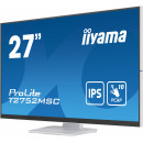 iiyama ProLite T2752MSC-W1 écran plat de PC 68,6 cm (27") 1920 x 1080 pixels Full HD LED Écran tactile Blanc