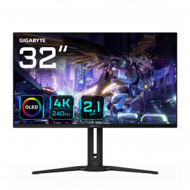 GIGABYTE AORUS Écran de jeu FO32U2P OLED de 32” - 3840 x 2160 (UHD), 240Hz, 0,03ms, 250 cd m², KVM, FreeSync Premium Pro,