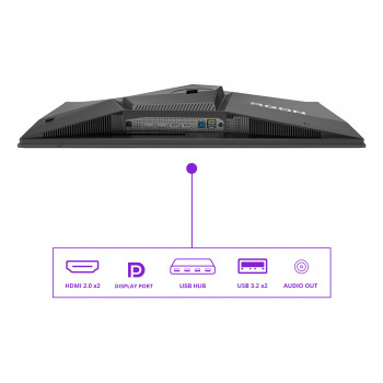 AOC AGON PRO AG276QZD2 écran plat de PC 67,3 cm (26.5") 2560 x 1440 pixels Quad HD QD-OLED Noir, Gris