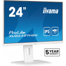 iiyama ProLite XUB2497HSN-W2 écran plat de PC 60,5 cm (23.8") 1920 x 1080 pixels Full HD LED Blanc