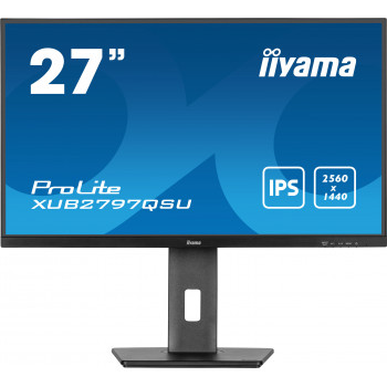 iiyama ProLite XUB2797QSU-B2 écran plat de PC 68,6 cm (27") 2560 x 1440 pixels Quad HD LED Noir