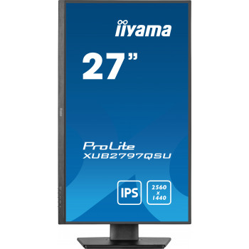 iiyama ProLite XUB2797QSU-B2 écran plat de PC 68,6 cm (27") 2560 x 1440 pixels Quad HD LED Noir