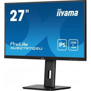 iiyama ProLite XUB2797QSU-B2 écran plat de PC 68,6 cm (27") 2560 x 1440 pixels Quad HD LED Noir