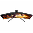 AOC G4 CU34G4Z écran plat de PC 86,4 cm (34") 3440 x 1440 pixels Wide Quad HD LED Noir, Rouge