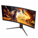 AOC G4 CU34G4Z écran plat de PC 86,4 cm (34") 3440 x 1440 pixels Wide Quad HD LED Noir, Rouge