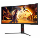 AOC G4 CU34G4Z écran plat de PC 86,4 cm (34") 3440 x 1440 pixels Wide Quad HD LED Noir, Rouge
