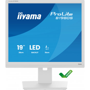 iiyama ProLite B1980S-W1 écran plat de PC 48,3 cm (19") 1280 x 1024 pixels SVGA LED Blanc
