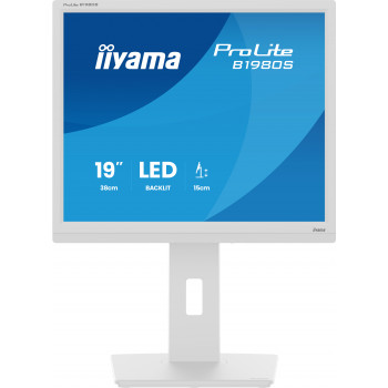 iiyama ProLite B1980S-W1 écran plat de PC 48,3 cm (19") 1280 x 1024 pixels SVGA LED Blanc