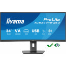 iiyama ProLite XCB3494WQSU-B1 écran plat de PC 86,4 cm (34") 3440 x 1440 pixels UltraWide Quad HD LED Noir