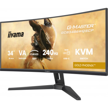 iiyama G-MASTER GCB3486WQSCP-B1 écran plat de PC 86,4 cm (34") 3440 x 1440 pixels UltraWide Quad HD Noir