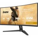 iiyama G-MASTER GCB3486WQSCP-B1 écran plat de PC 86,4 cm (34") 3440 x 1440 pixels UltraWide Quad HD Noir