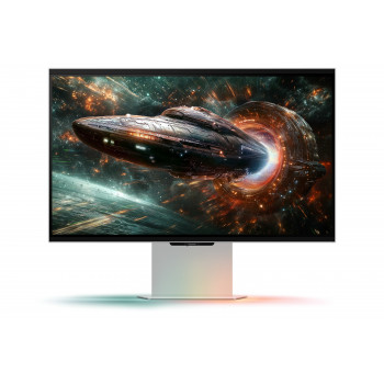 Samsung G90XF écran plat de PC 68,6 cm (27") 3840 x 2160 pixels 4K Ultra HD LCD Argent
