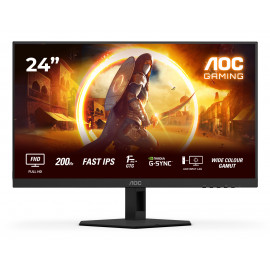 AOC G4 24G4HRE écran plat de PC 60,5 cm (23.8") 1920 x 1080 pixels Full HD LED Noir, Rouge