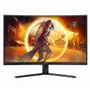 AOC G4 CQ32G4VE écran plat de PC 80 cm (31.5") 2560 x 1440 pixels Quad HD LCD Noir, Gris