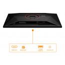 AOC G4 U32G4U écran plat de PC 80 cm (31.5") 3840 x 2160 pixels 4K Ultra HD Noir, Rouge