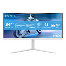 Philips Evnia 5000 34M2C5501A 00 écran plat de PC 86,4 cm (34") 3440 x 1440 pixels Wide Quad HD LCD Blanc
