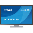 iiyama ProLite T2452MSC-W1AG écran plat de PC 60,5 cm (23.8") 1920 x 1080 pixels Full HD LED Écran tactile Blanc