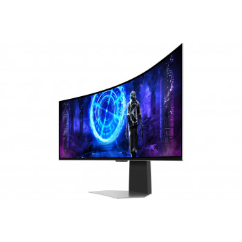 Samsung G95SD écran plat de PC 124,5 cm (49") 5120 x 1440 pixels Dual QHD OLED Argent