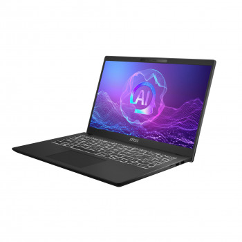 MSI Modern 15 H AI C2HMG-282FR Intel Core Ultra 9 285H Ordinateur portable 39,6 cm (15.6") Full HD 16 Go DDR5-SDRAM 512 Go SSD