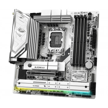 Asrock B860M Steel Legend WiFi Intel B860 LGA 1851 (Socket V1) micro ATX