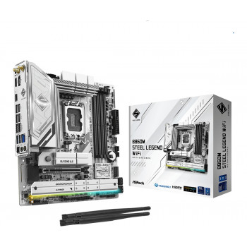 Asrock B860M Steel Legend WiFi Intel B860 LGA 1851 (Socket V1) micro ATX