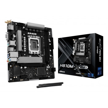 Asrock H810M-X WiFi Intel H810 LGA 1851 (Socket V1) micro ATX