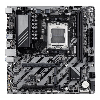GIGABYTE B840M D2H Carte mère - Processeurs AMD Ryzen 9000, VRM 5+2+2 phases, jusqu'à 7600 MHz DDR5, 1xPCIe 4.0 + 1xPCIe 3.0