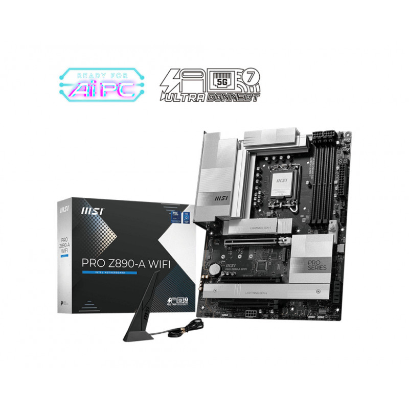 MSI PRO Z890-A WIFI carte mère Intel Z890 LGA 1851 (Socket V1) ATX
