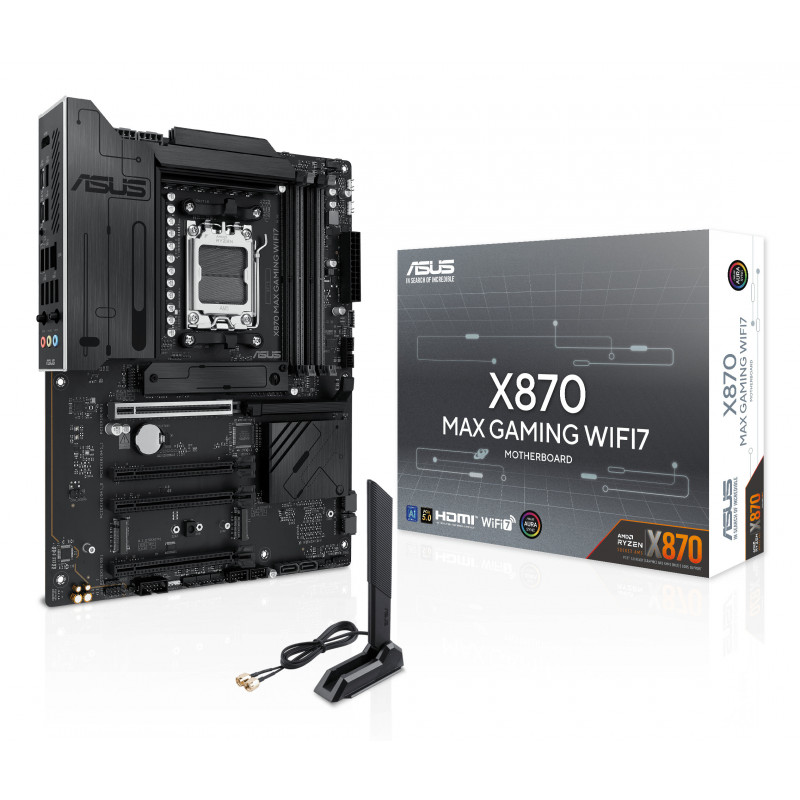 ASUS X870 MAX GAMING WIFI7 AMD X870 Emplacement AM5 ATX
