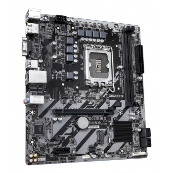 GIGABYTE H810M S2H Carte mère - Processeurs Intel Core Ultra (Série 2), VRM 4+1+2 phases, jusqu'à 6400 MHz DDR5, 1xPCIe 4.0