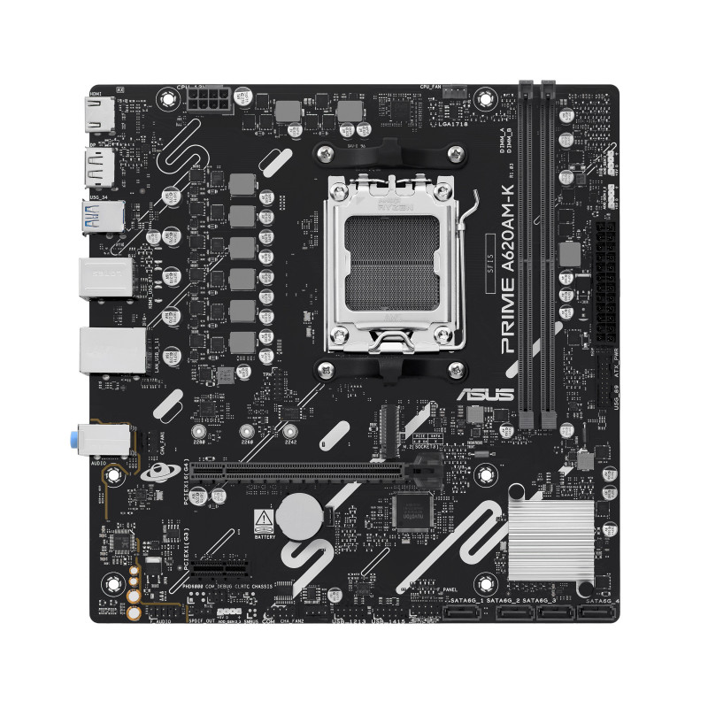 ASUS PRIME A620AM-K AMD A620A Emplacement AM5 micro ATX
