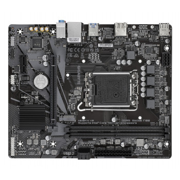 GIGABYTE H610M K V2 Carte mère - Processeurs Intel Core 14ᵉ génération, jusqu'à 5600 MHz DDR5, 1xPCIe 3.0 M.2, LAN 1GbE, USB