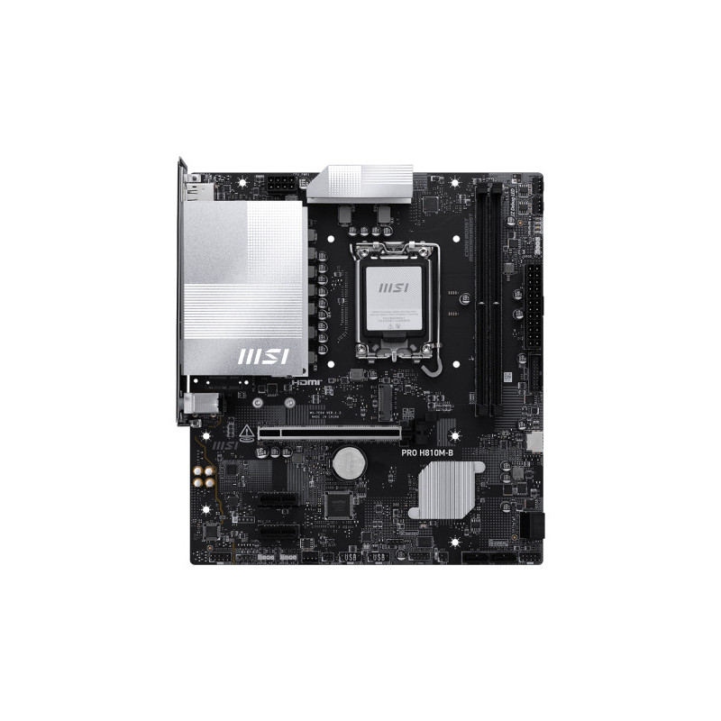 MSI PRO H810M-B carte mère Intel H810 LGA 1851 (Socket V1) micro ATX