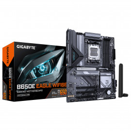 GIGABYTE B650E EAGLE WIFI6E Carte Mère - Processeurs AMD Ryzen 9000 Series, VRM 8+2+2 phases, jusqu’à 8200MHz DDR5 (O.C),