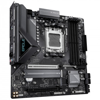 GIGABYTE B850M EAGLE WIFI6E Carte Mère - Processeurs AMD Ryzen Série 9000, VRM numérique 8+2+2 phases, jusqu’à 8200MHz DDR5