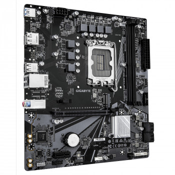 GIGABYTE H610M D3W Carte Mère - Prend en charge les processeurs Intel Core 14e génération, VRM 5+1+1 phases, jusqu’à 5600MHz