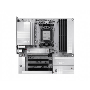 MSI AM5 PRO B850M-A WIFI PZ M-ATX AMD B850 Emplacement AM5 micro ATX