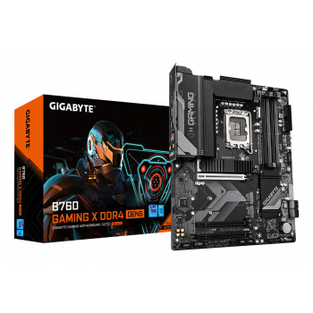 GIGABYTE B760 GAMING X DDR4 GEN5 Carte Mère – Prend en charge les processeurs Intel Core 14ᵉ génération, VRM 8+1+1 phases,