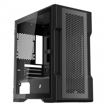 1STPLAYER T3-BK unité centrale Micro Tower Noir