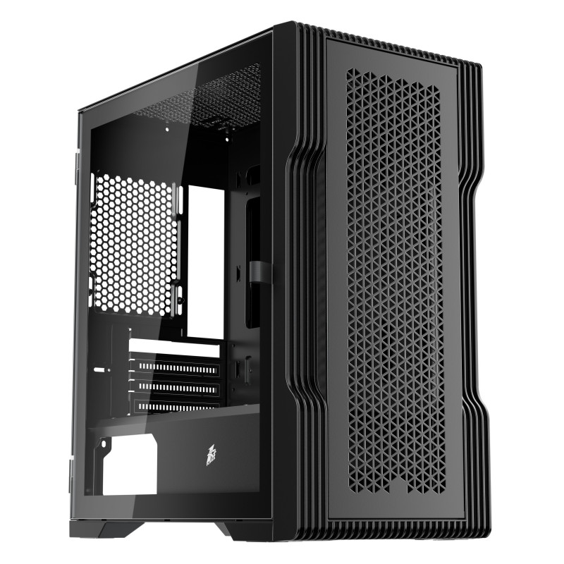 1STPLAYER T3-BK unité centrale Micro Tower Noir