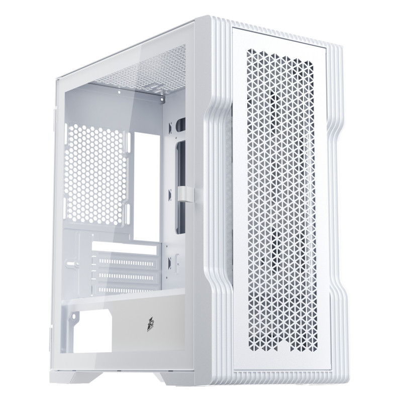 1STPLAYER T3-WH unité centrale Micro Tower Blanc