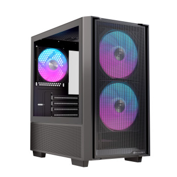 Einarex EXCS-PM-150R-B unité centrale Midi Tower Noir