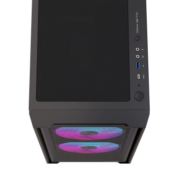 Einarex EXCS-PM-150R-B unité centrale Midi Tower Noir