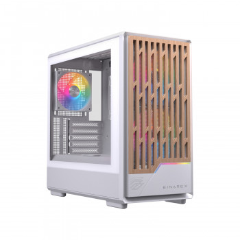 Einarex EXCS-PM-400R-W unité centrale Midi Tower Blanc